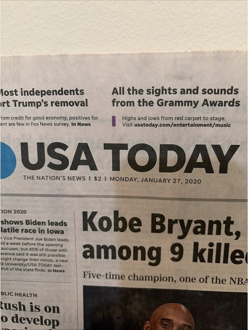 Kobe Bryant LA Lakers USA Today/The Press Enterprise Newspapers